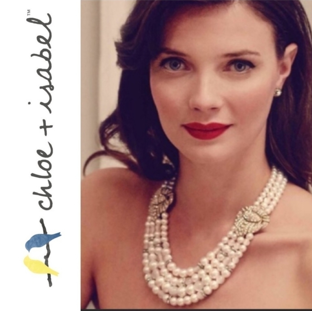 Chloe & Isabel Heirloom Pearl Deco Statement Necklace - Picture 8 of 8